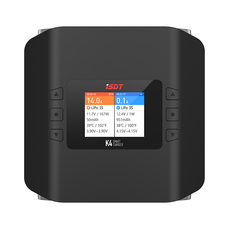 Isdt K4 Dual Lipo Charger - ISDT K4 デュアルモード スマートバランス AC 400W