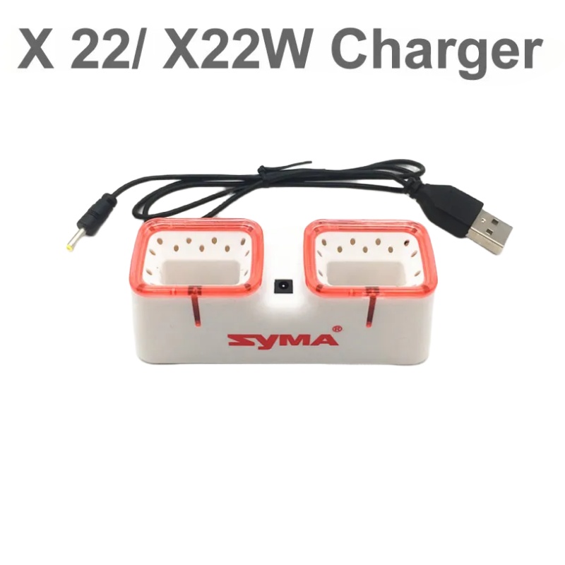 Hota D6 Pro Dual Lipo Charger - SYMA X22 X22W X22SW デュアルUSB急速充電器 7.4V