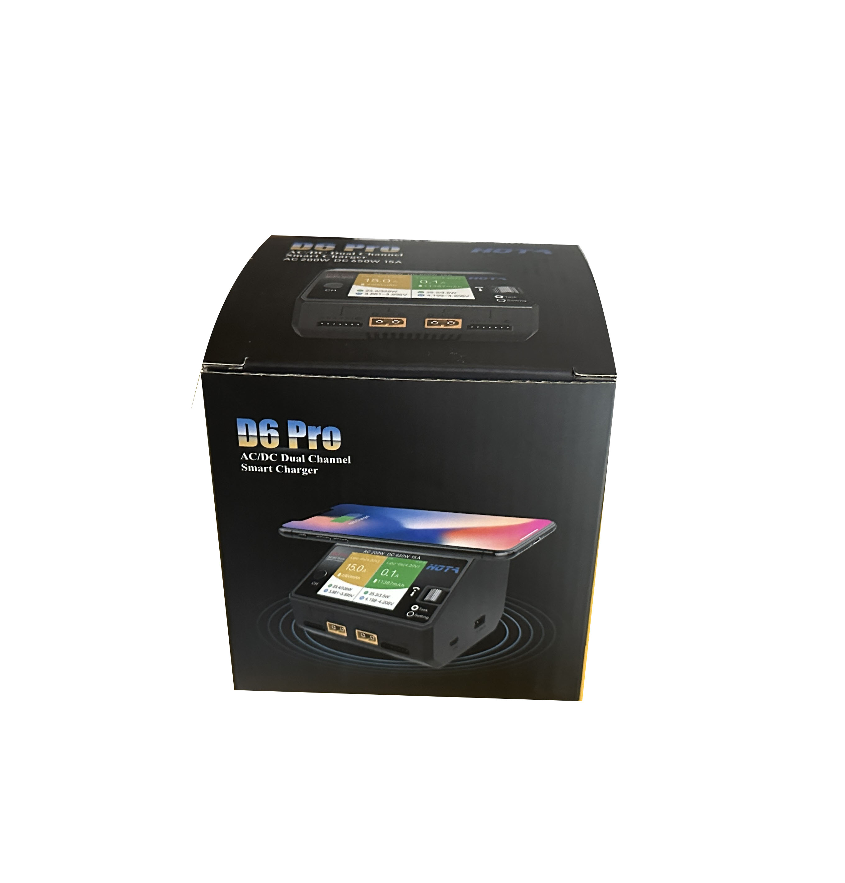 Hota D6 Pro Dual Lipo Charger - HOTA D6 Pro デュアルチャンネル充電器 AC 200W