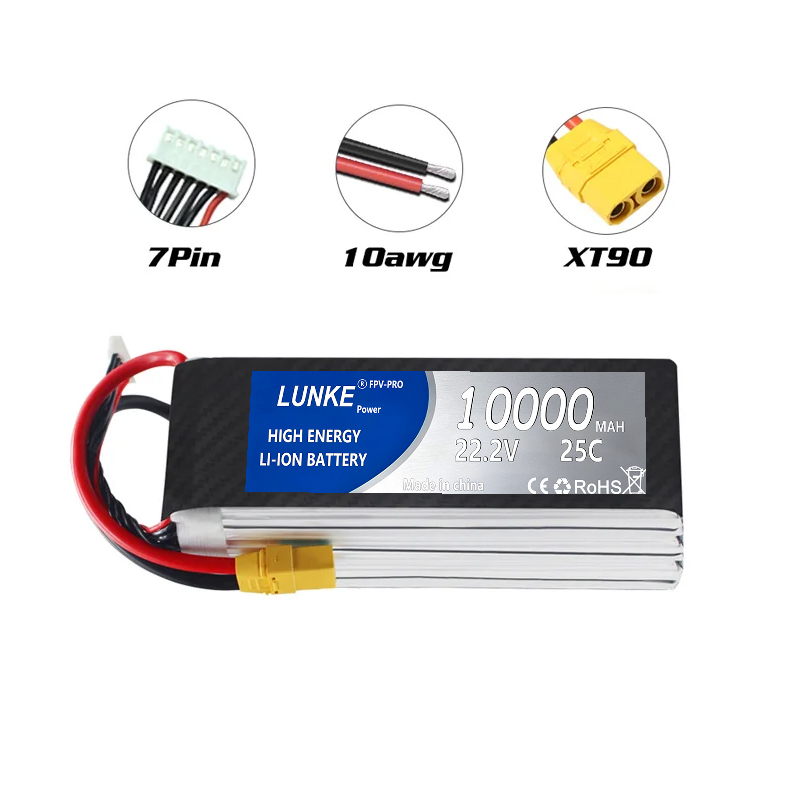 リポバッテリー 2S 3S 4S 5S 6S 12S 800 - 6S Lipo Battery 22.2V 5000Mah のレビューと価格