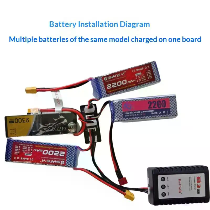 リポバッテリーを並列充電してください！ 1 セット RC バ - 12S Lipo Battery Balancing Board のレビューと価格