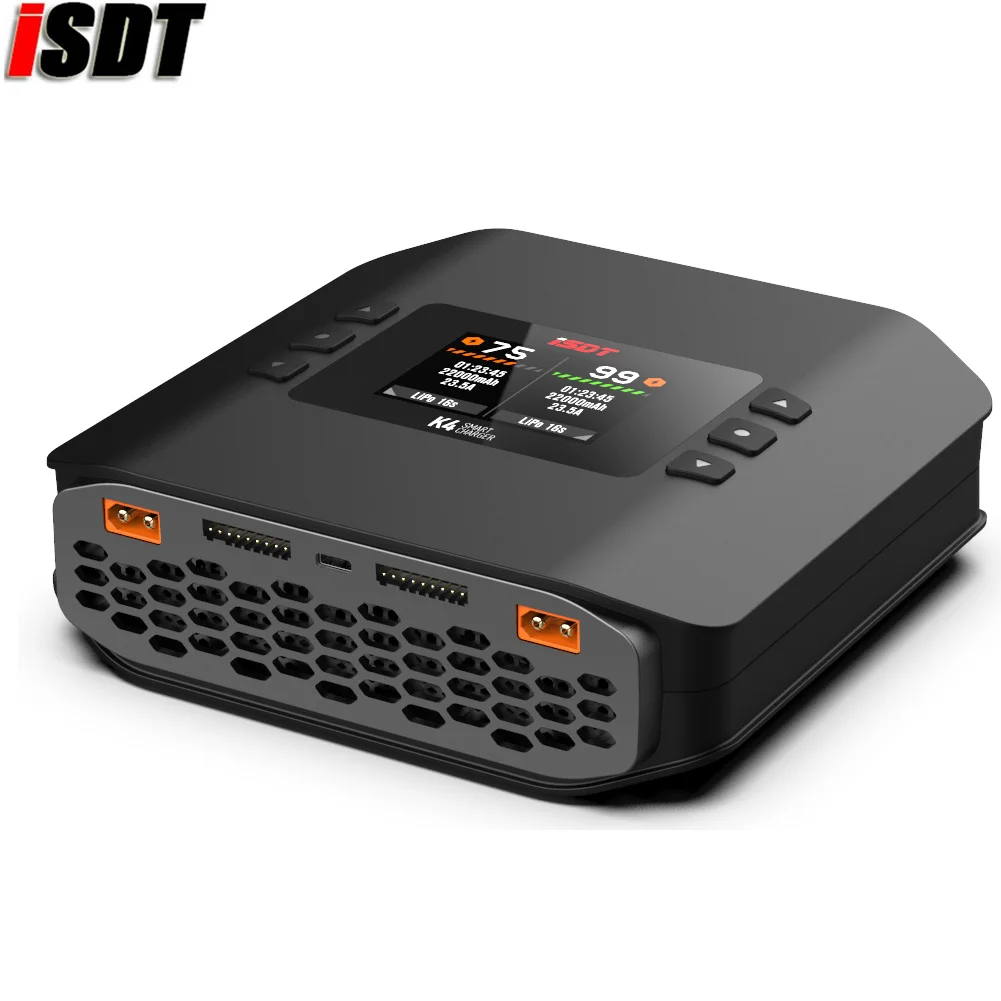 K4 デュアルバッテリー充電器 AC 400W DC 600 - Isdt K4 Dual Lipo Charger のレビューと価格