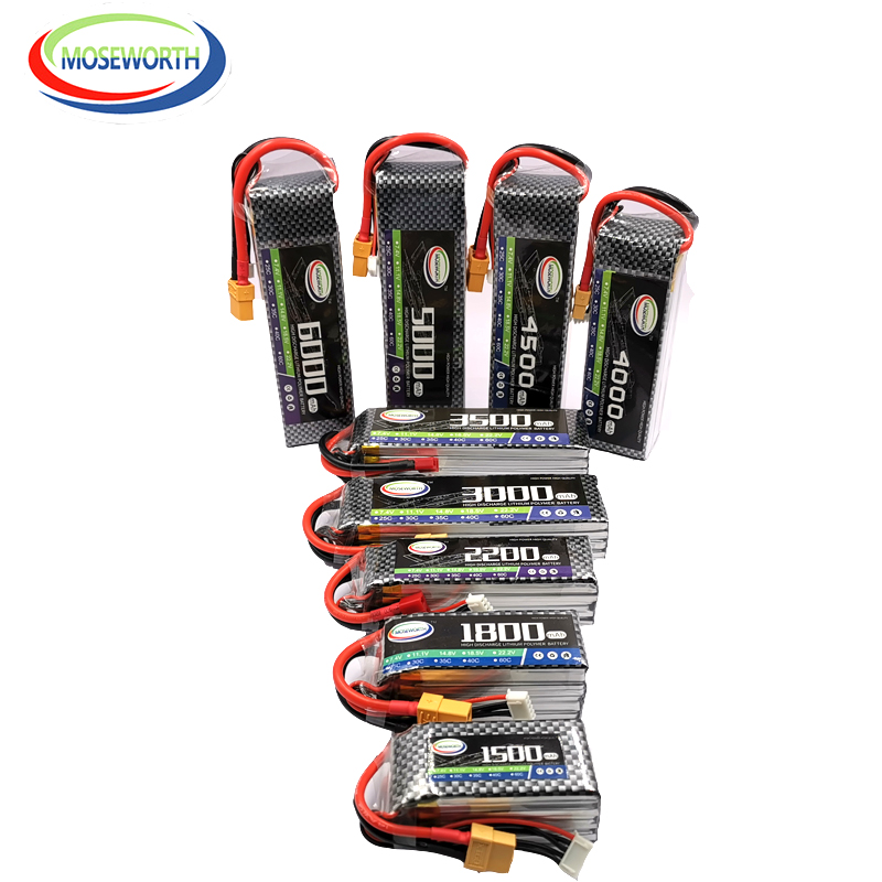 2s 3s 4s 6s rcリポバッテリー7.4v 11.1 - 4S Lipo Battery 14.8V 6000Mah のレビューと価格
