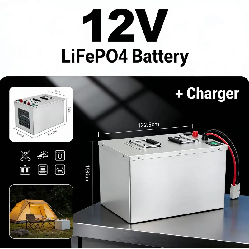 12V 24V 48V LiFePO4バッテリー 100Ah - Lifepo4 12V 100Ah Bms Bluetooth のレビューと価格
